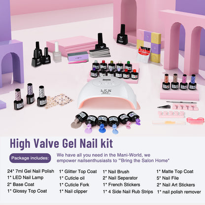 High Valve Gel Nail kit