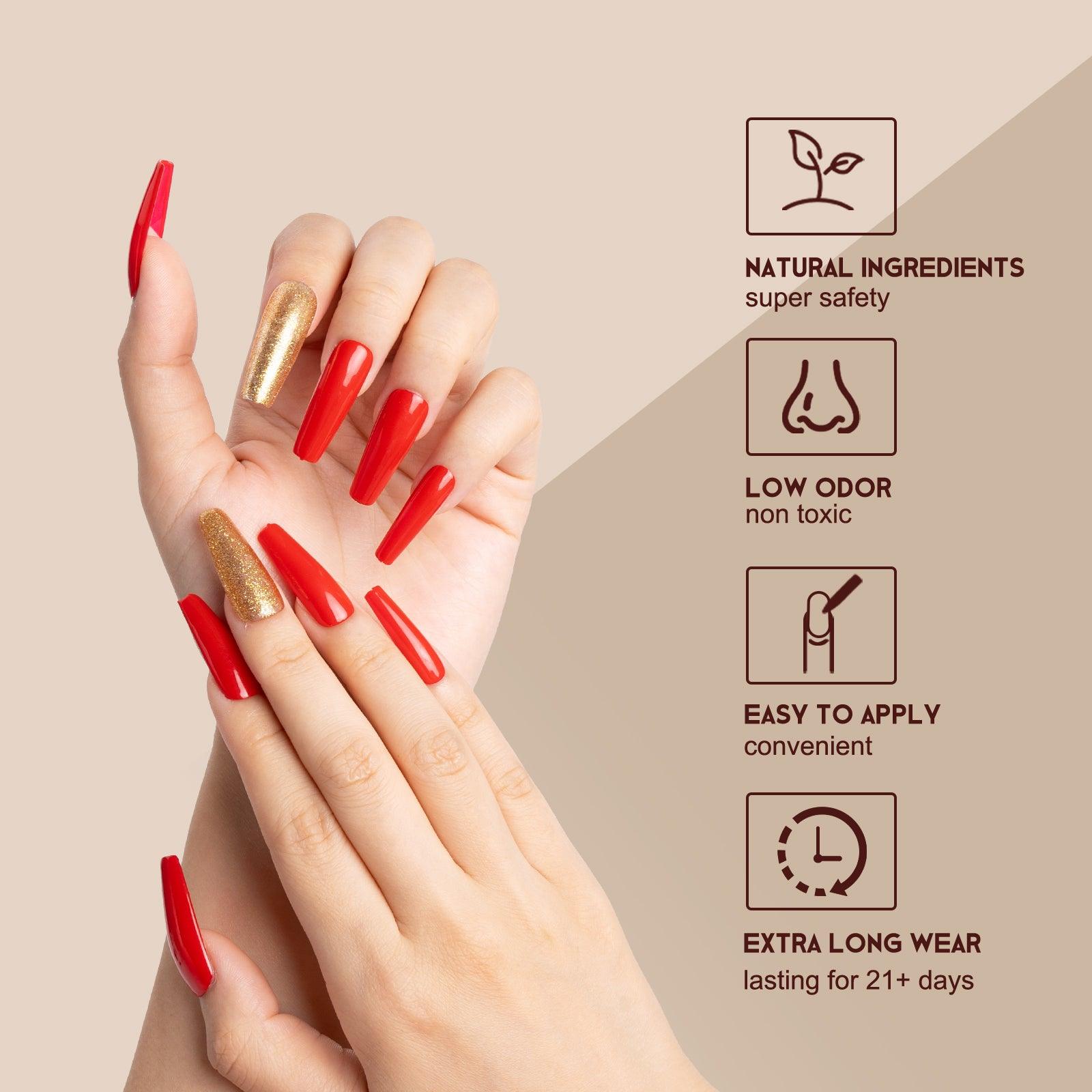 Gilded Rose Splendor-6 color nail polish S5 nail gel kit - LKE nail