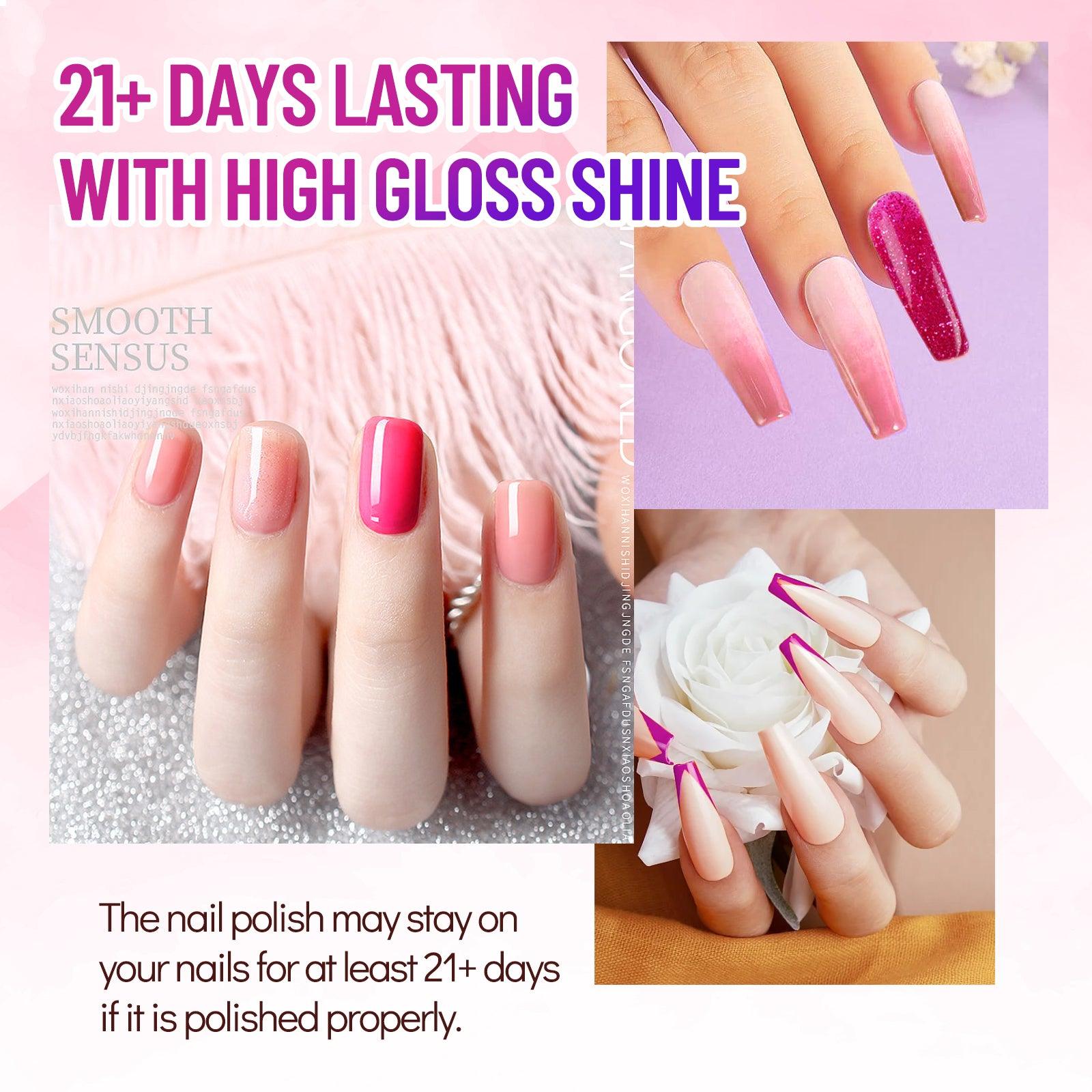 Citrus Sunset Serenade-6 color nail polish - LKEnail