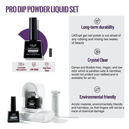 Indigo petal-6 color gel nail polish kit - LKEnail