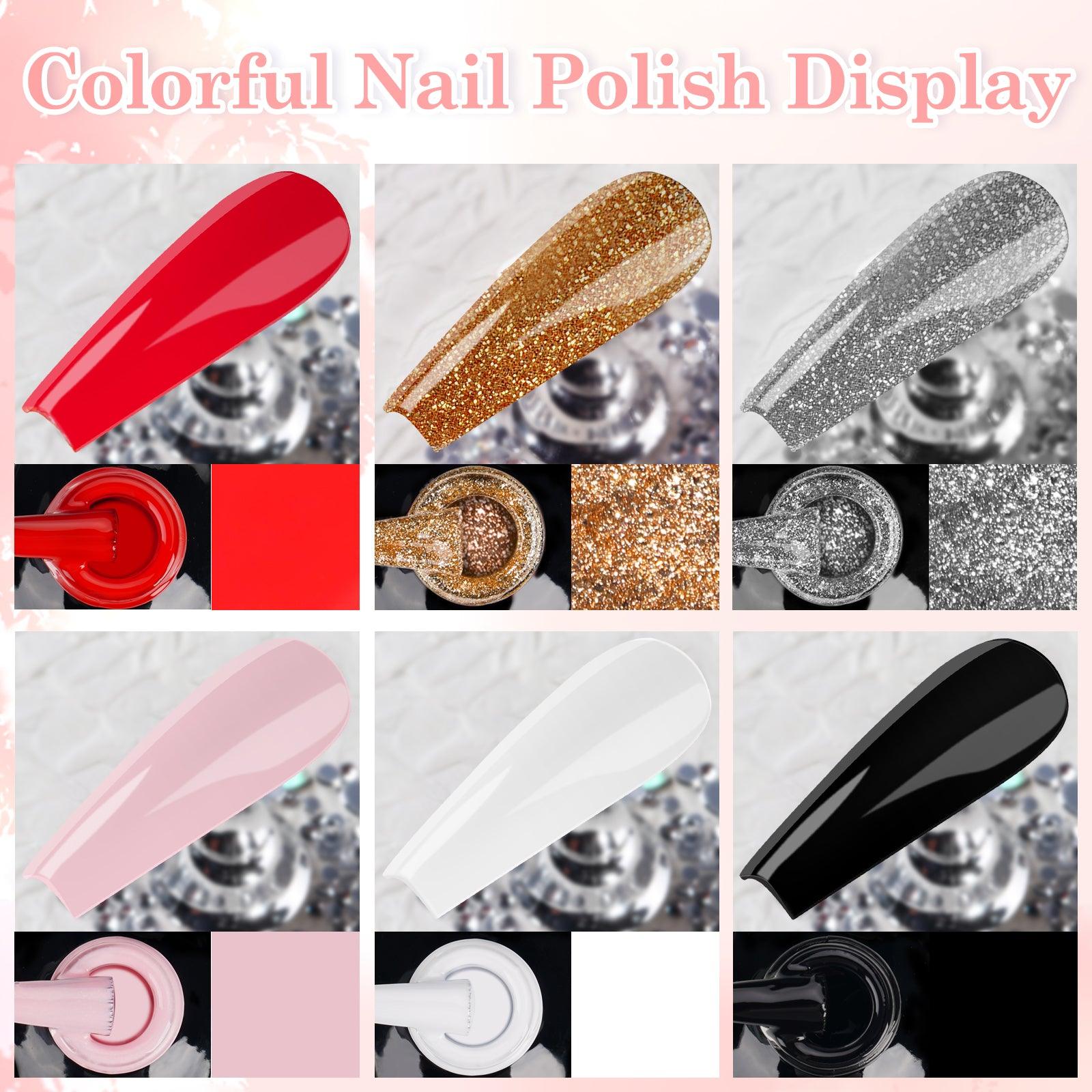Gilded Rose Splendor-6 color  S8 nail gel kit