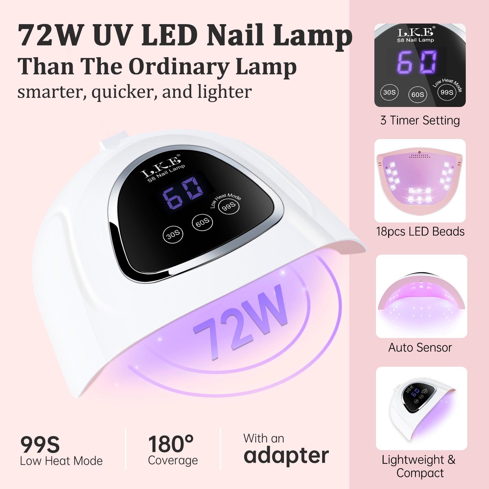 Portable UV LED Nail Drying Lamp#S8