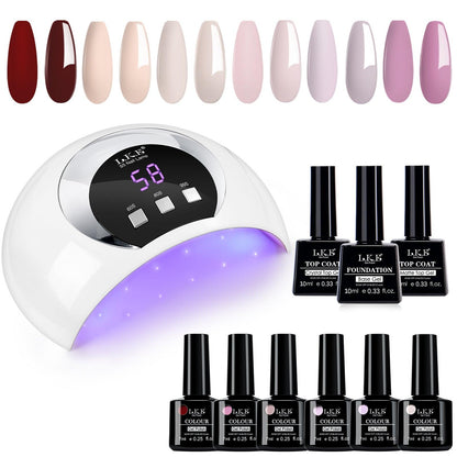 Obsidian Silver Veil-6 color S5 nail gel kit - LKEnail