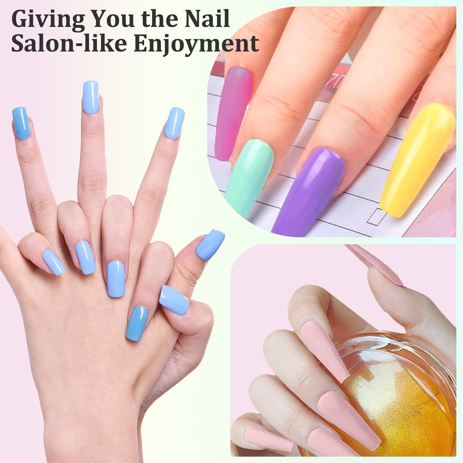 Rainbow-6 color nail polish S5 nail gel kit - LKE nail