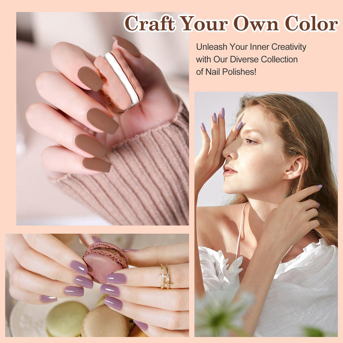 Amber Scarlet - 6 Color S8 Nail Gel Kit - LKEnail