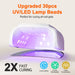 Cordless UV Nail Lamp R1 – Rechargeable Nail Dryer with Auto Sensor & LCD Timer for Gel Nail Polishes - LKEnail