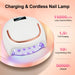 Cordless UV Nail Lamp R2 – Rechargeable LED Nail Dryer with Auto Sensor & 4 Timer Settings for Quick Gel Curing - LKEnail