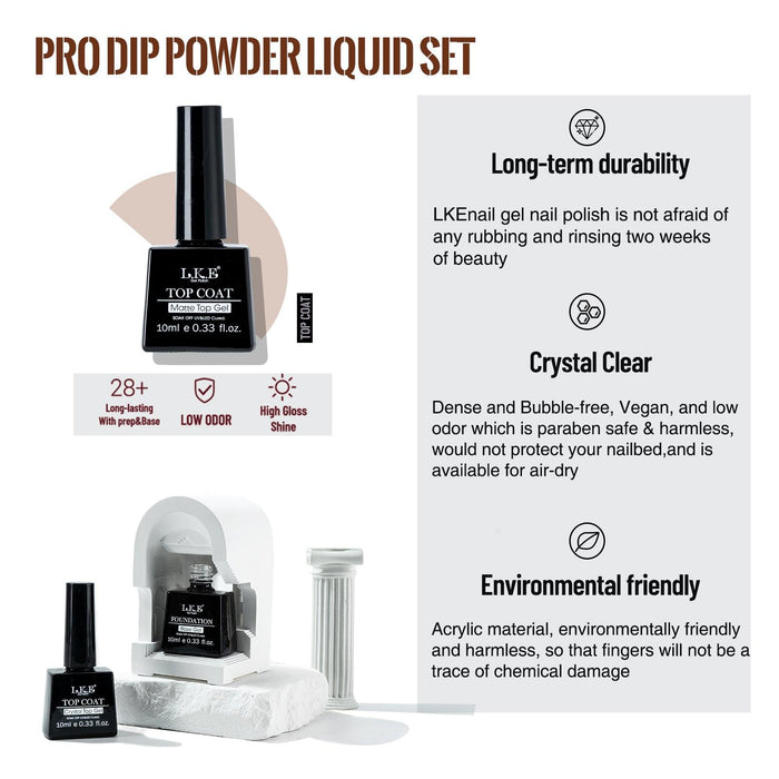 Obsidian Silver Veil - 6 color nail gel kit - LKEnail