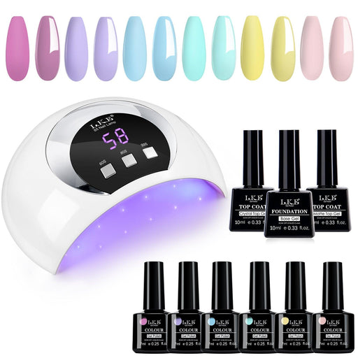 Rainbow - 6 Color S5 Nail Gel Kit - LKEnail