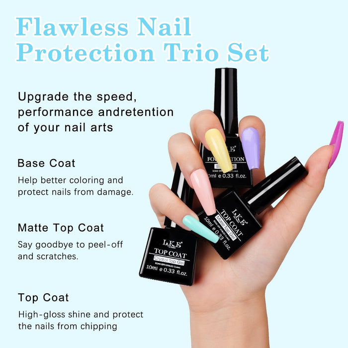 Rainbow - 6 color S8 nail gel kit - LKEnail