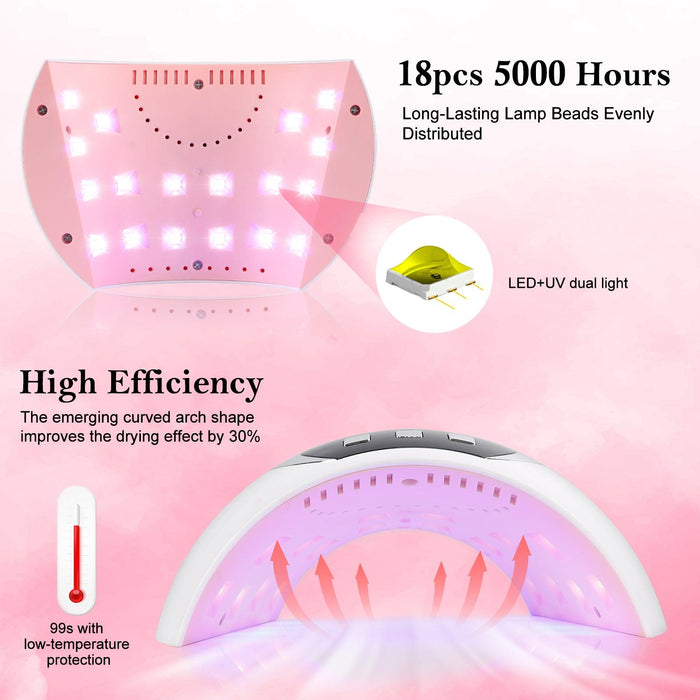 SUN S5 UV Nail Lamp for Gel Polishes - LKEnail